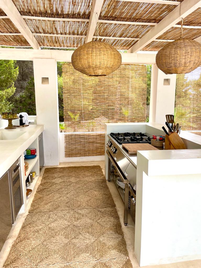 Cuisine extérieure de Villa Natalia