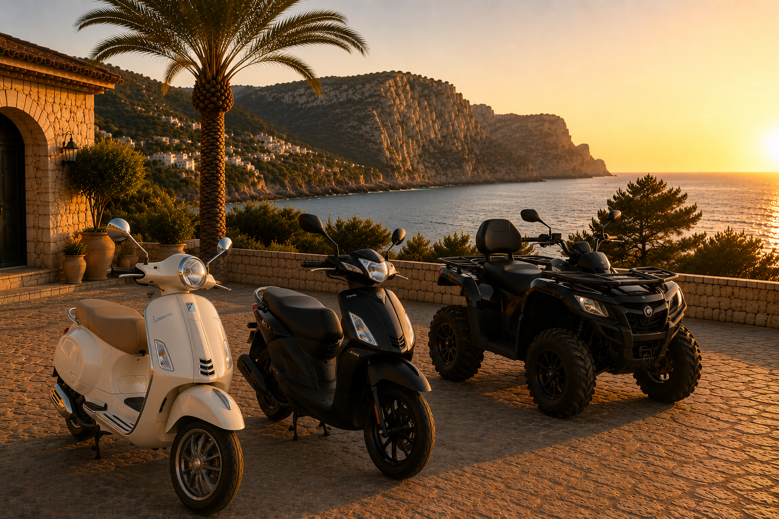 Location de scooters et quads à Ibiza