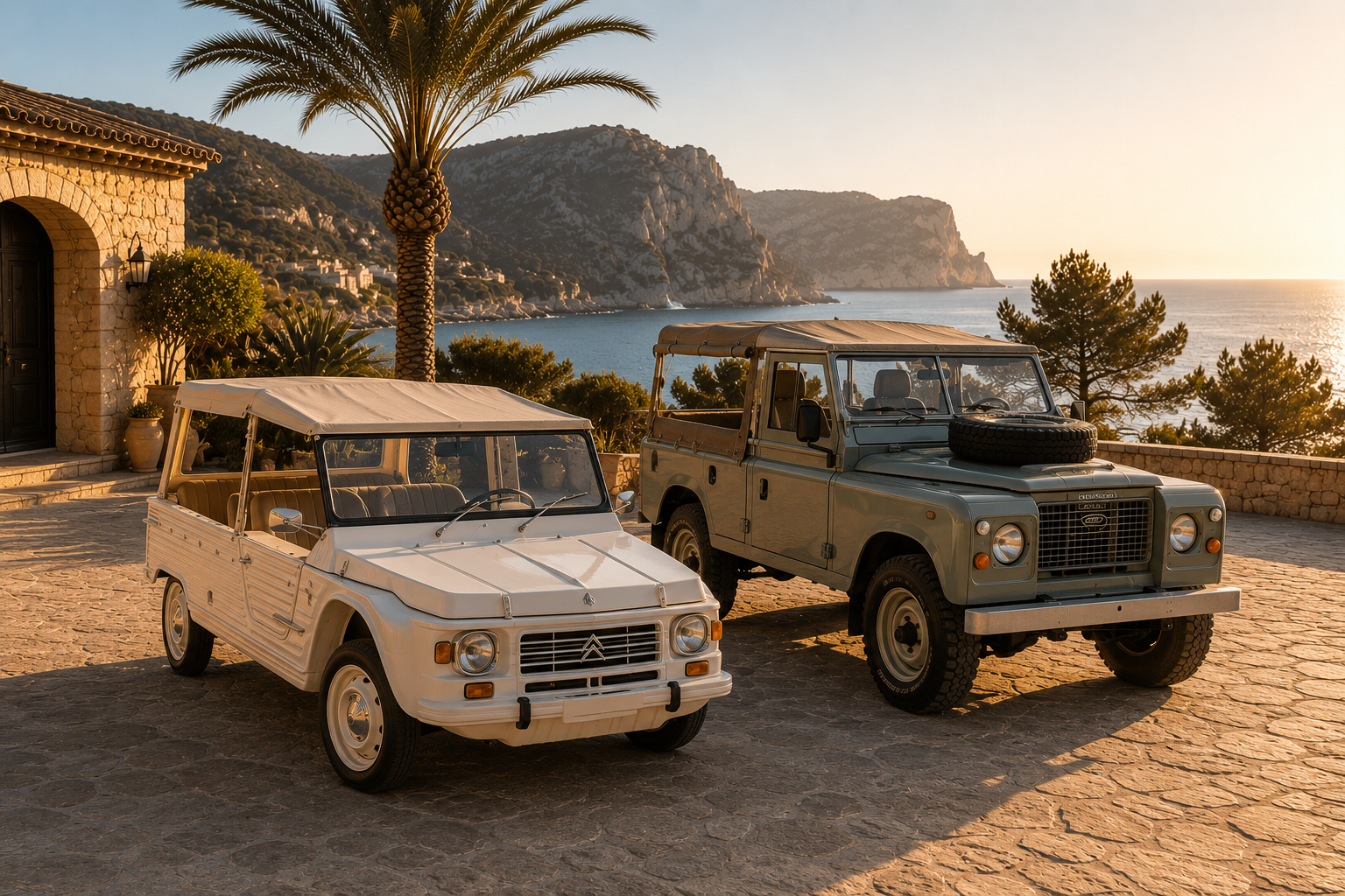 Location de Mehari et véhicules lifestyle à Ibiza