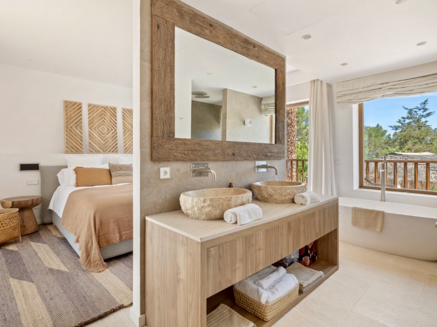 Suite principale de la Villa David à Ibiza
